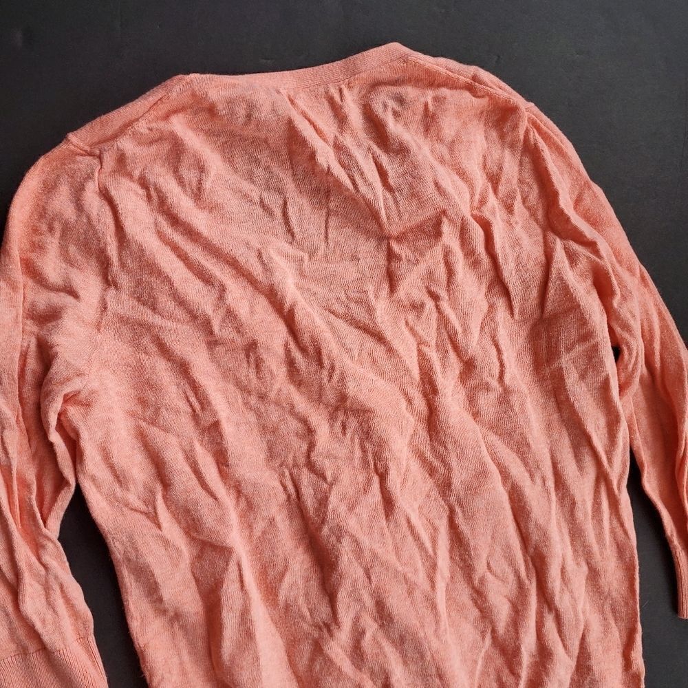 Old navy Lightweight Orange Cardigan - Picture 7 of 8